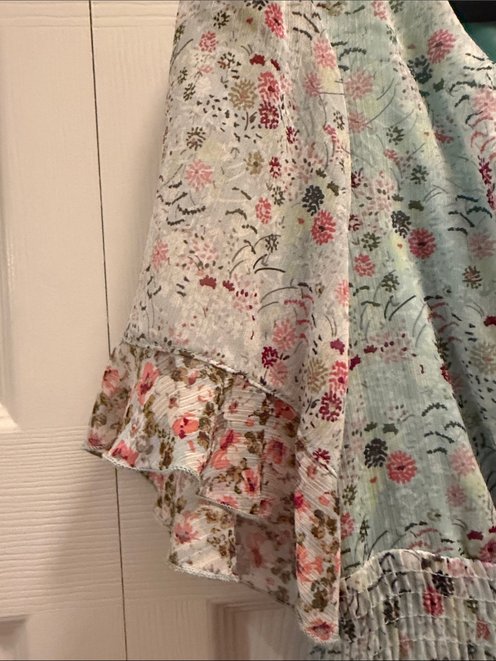 Rabbit Rabbit Rabbit Pastel Mint Floral Dress - Picture 4 of 5